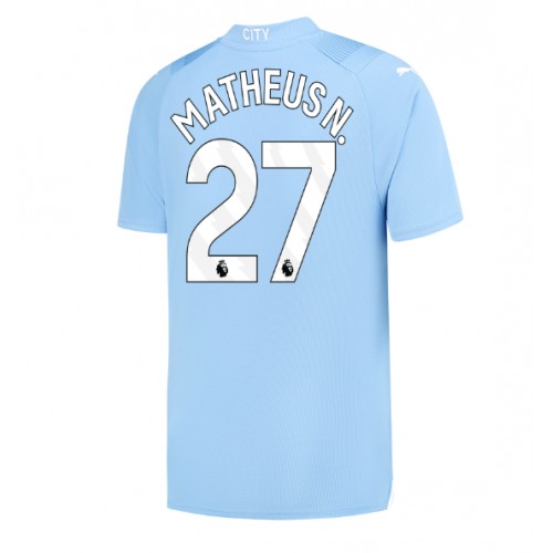 Manchester City Matheus Nunes #27 Domaci Dres 2023-24 Kratak Rukav